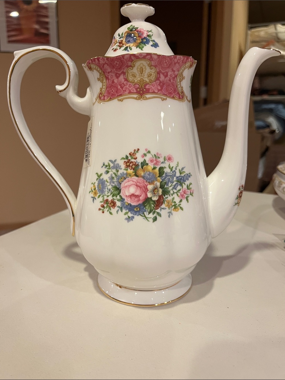 Royal Albert Lady Carlyle Porcelain Coffee Pot